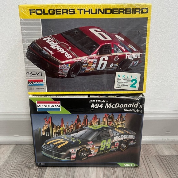 Monogram Other - Bill Elliott McDonalds Thunderbat
#94 Mark Martin's #6 Folgers Ford
NASCAR NEW 2